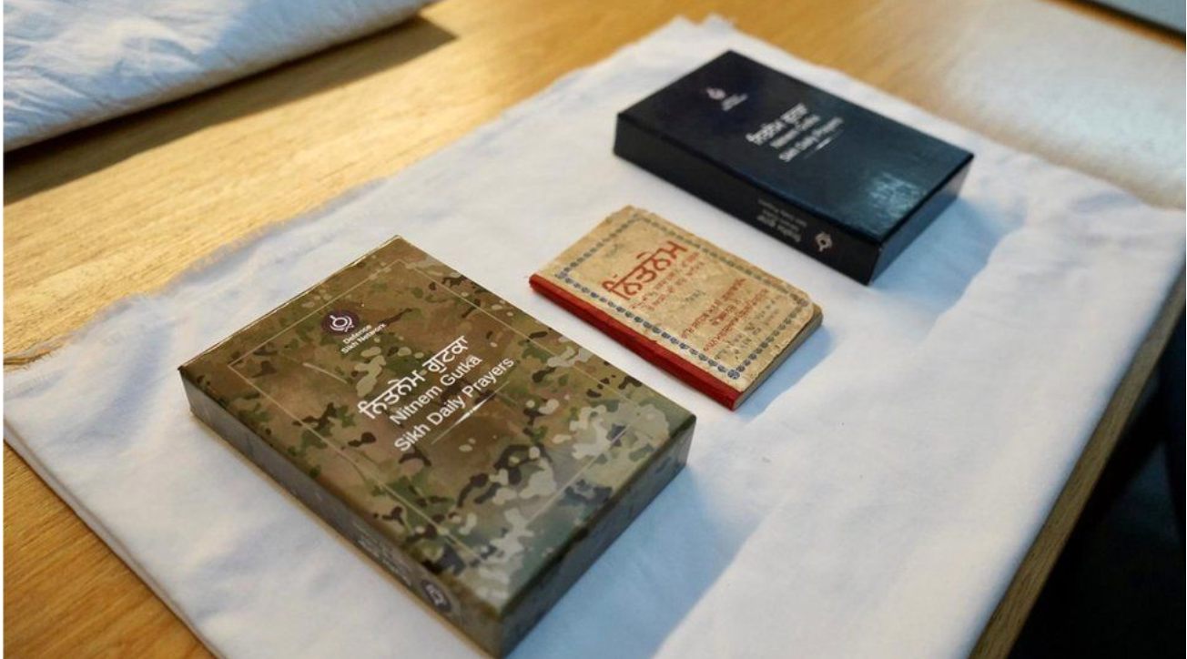 Sikh prayer books issued to British military personnel for the first time in 100 years  