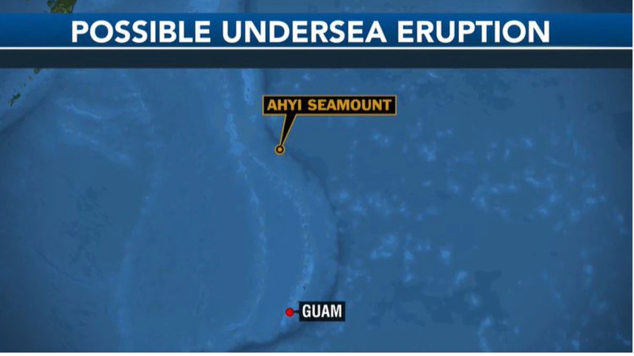 Remote underwater volcano likely erupting beneath the Pacific Ocean’s surface