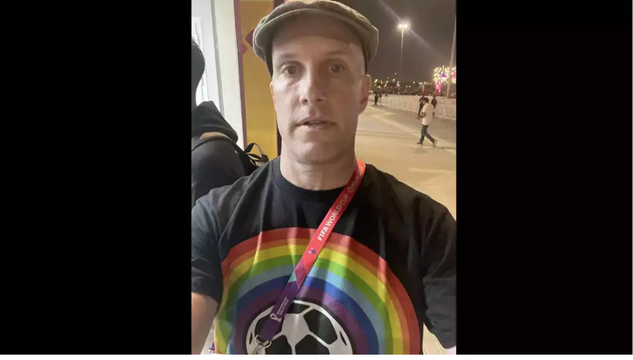 US journalist detained for sporting rainbow stopped at FIFA World Cup stadium 