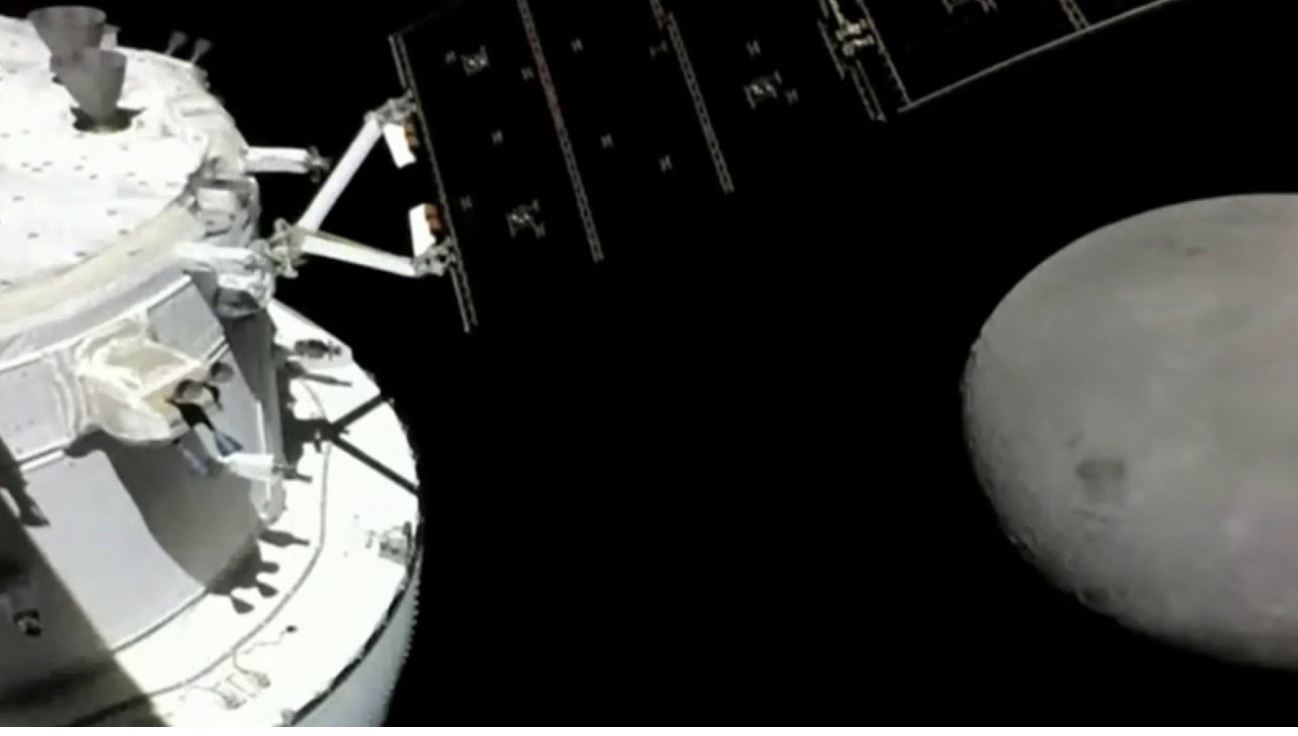 NASA’s Orion capsule buzzes the moon, the last big step before lunar orbit