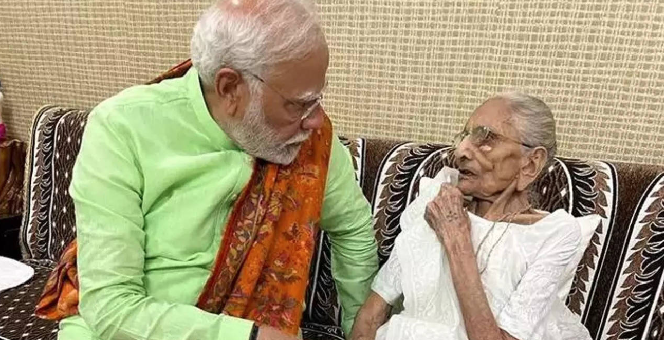 PM Modi visits mother in hospital in Ahmedabad; doctors say she is in stable condition