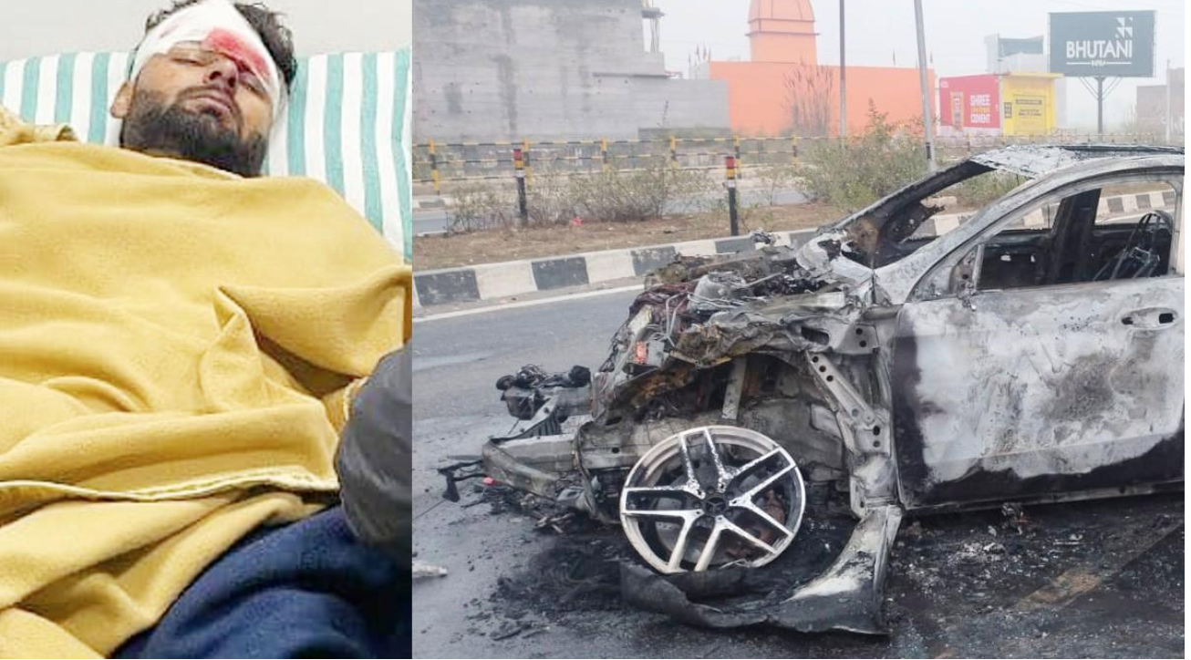 Rishabh Pant broke windshield to escape after his car caught fire