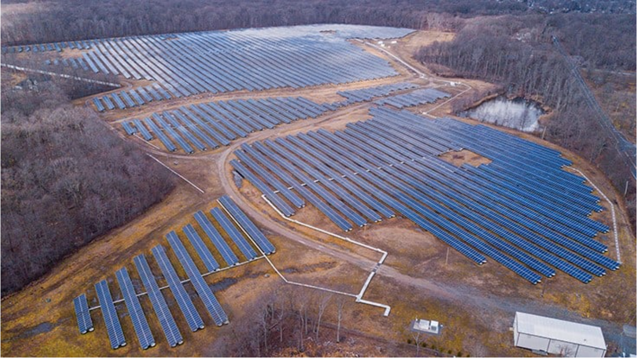 Win-win: A community solar power project on a former landfill site in New Jersey