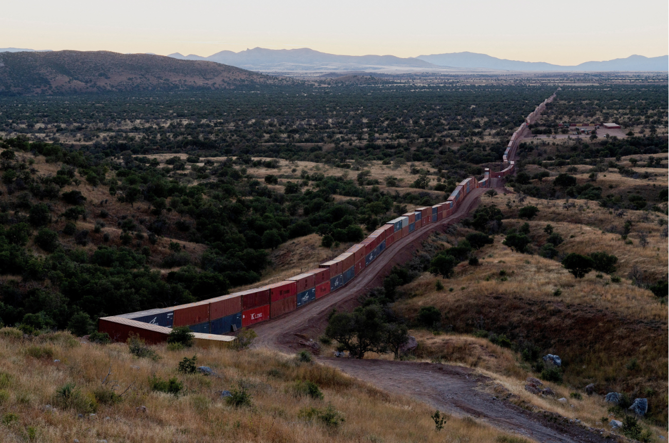 Arizona’s shipping container border wall is coming down