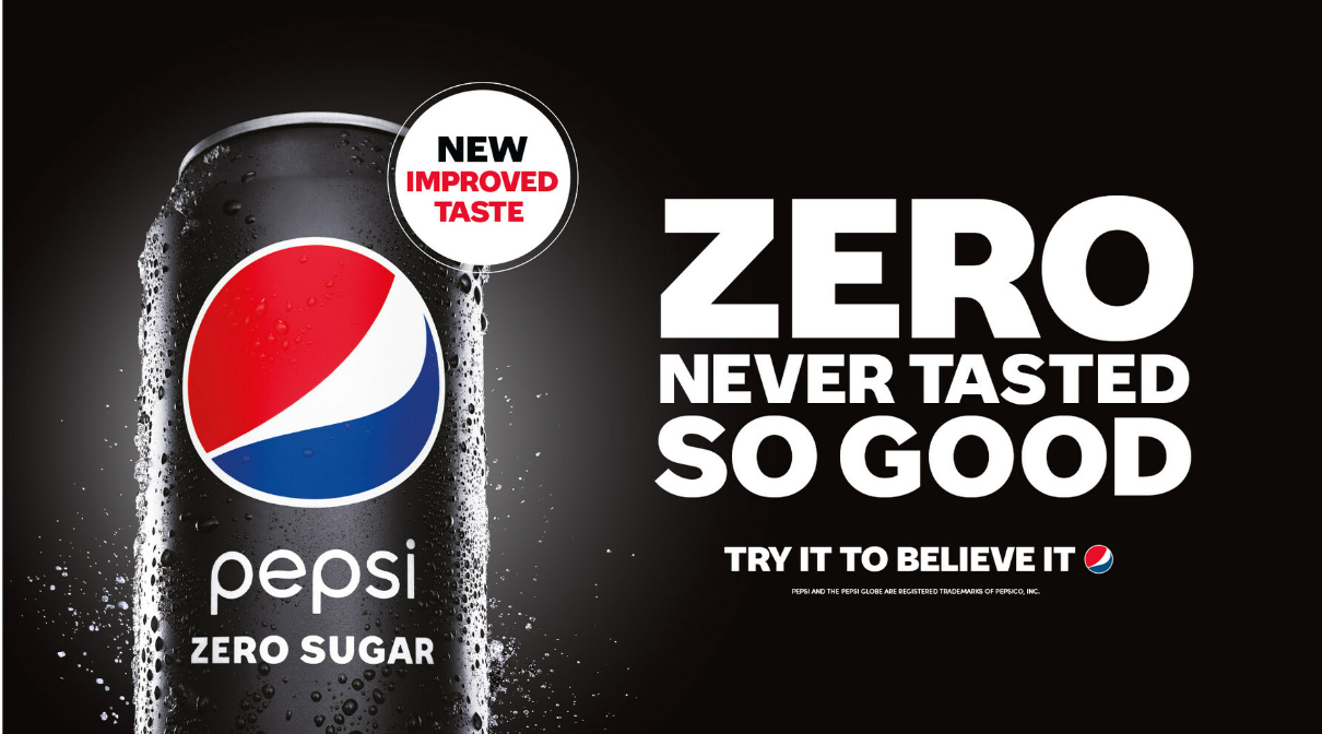 Pepsi is updating its zero-sugar formula