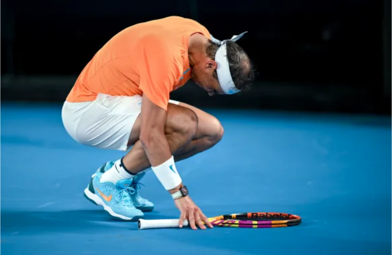 Rafael Nadal out for nearly eight weeks due to a grade 2 injury in the iliopsoas muscle