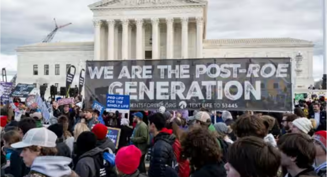Thousands of anti-abortion activists protests in Washington for ‘March for Life’