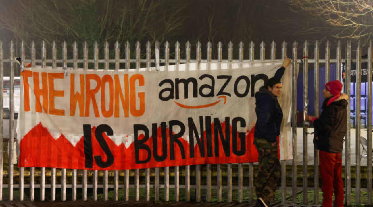 ‘We’re not robots’: UK Amazon workers unhappy with minimal raise go on strike