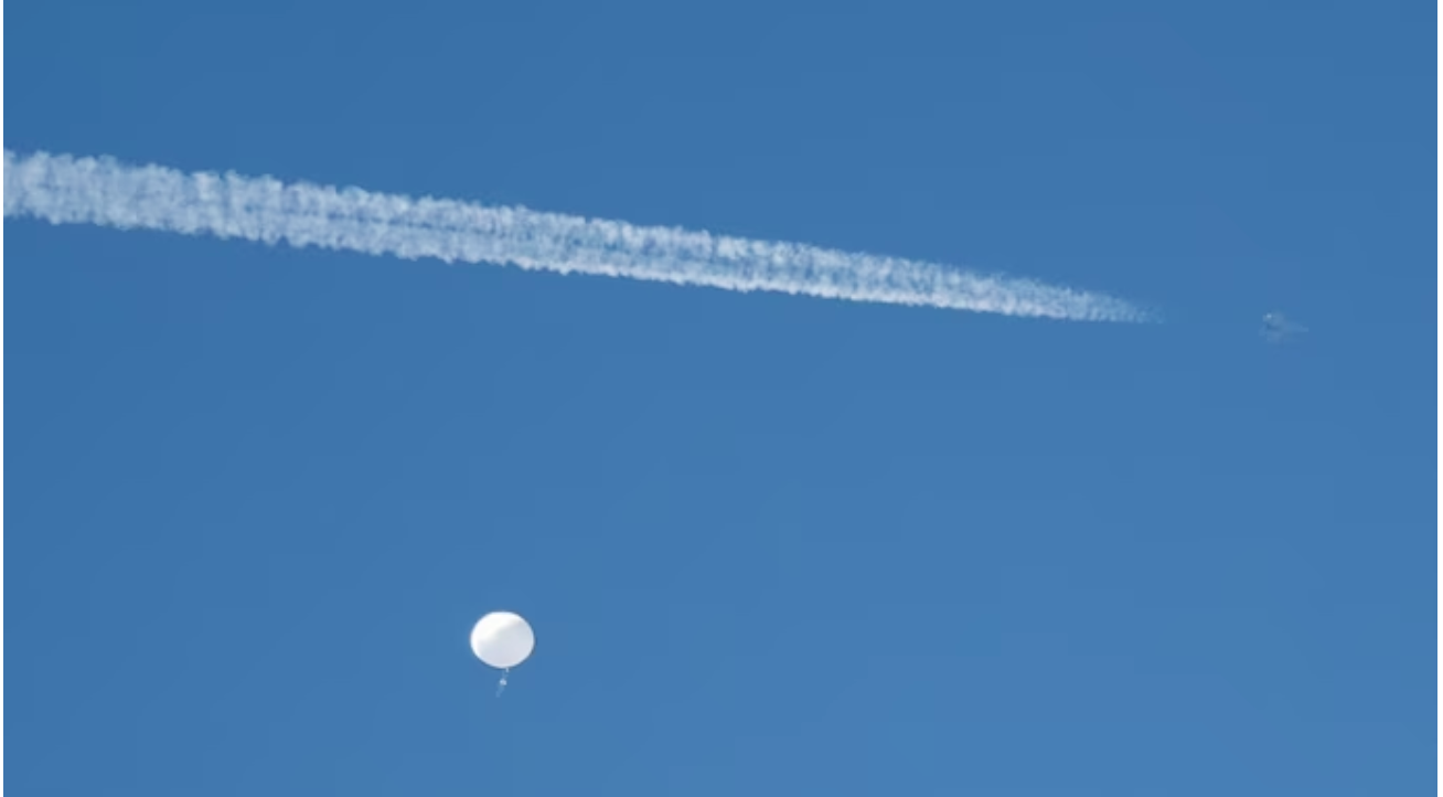 Watch: U.S. shoots down Chinese balloon over the Atlantic