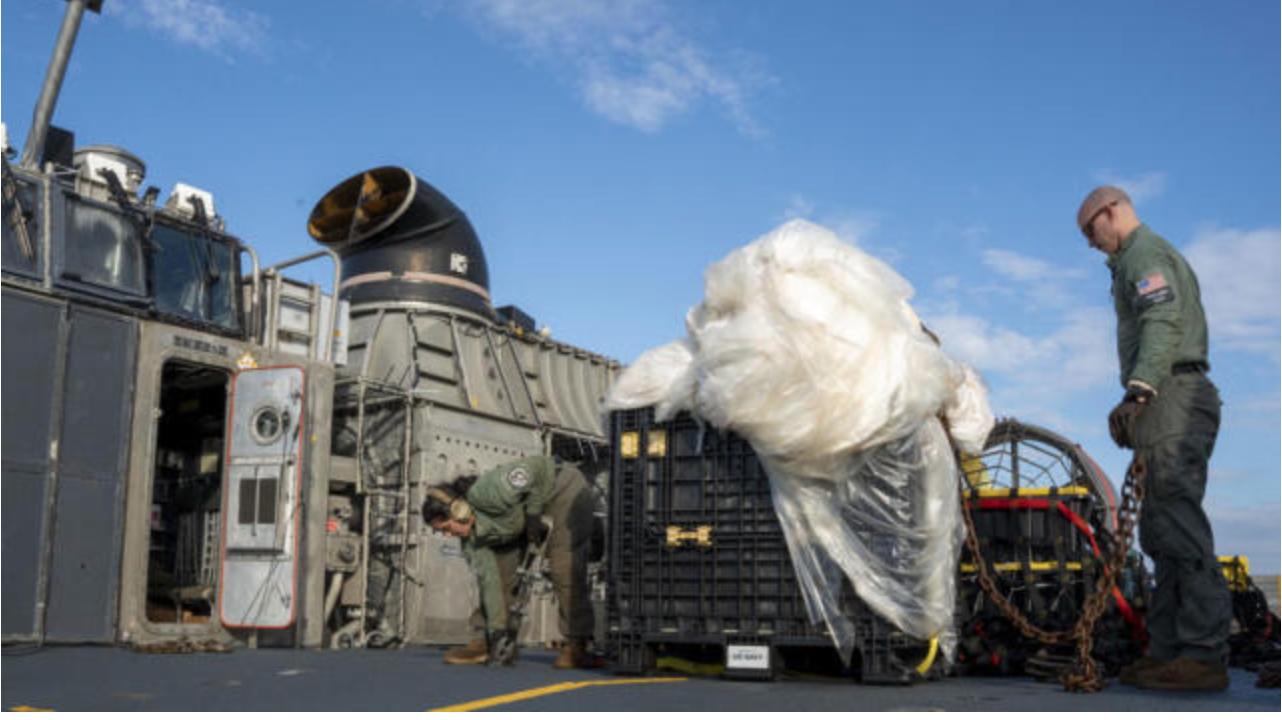 U.S. military says it recovered critical sensors from downed Chinese spy balloon