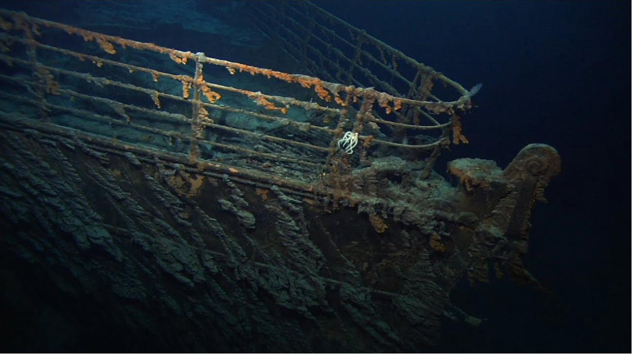 Never-before-seen footage of the Titanic wreck released after 35 years