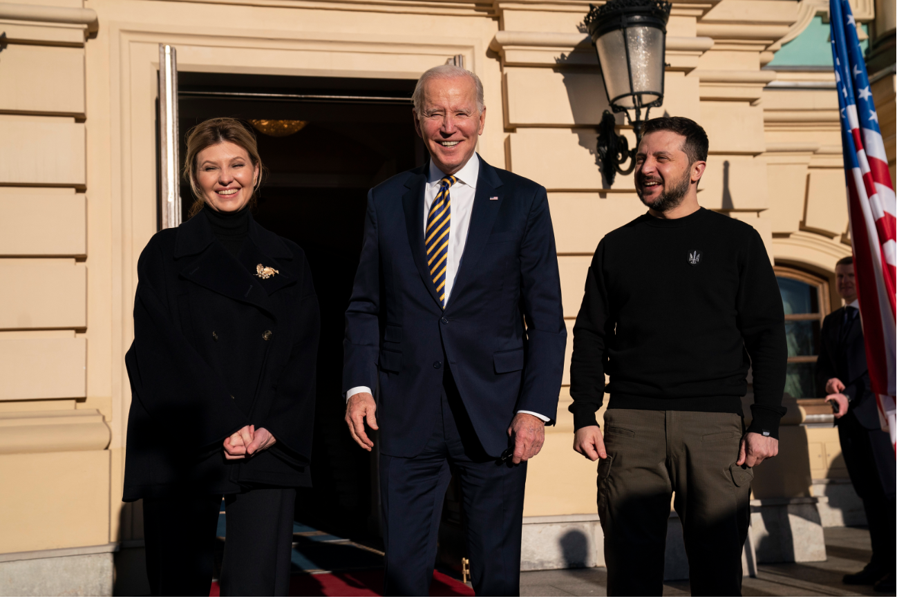 Joe Biden makes surprise visit to Ukraine ahead of first war anniversary