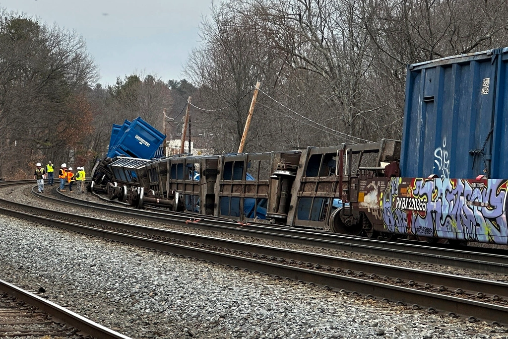 70-car train derails in North Dakota, spills hazardous materials: reports