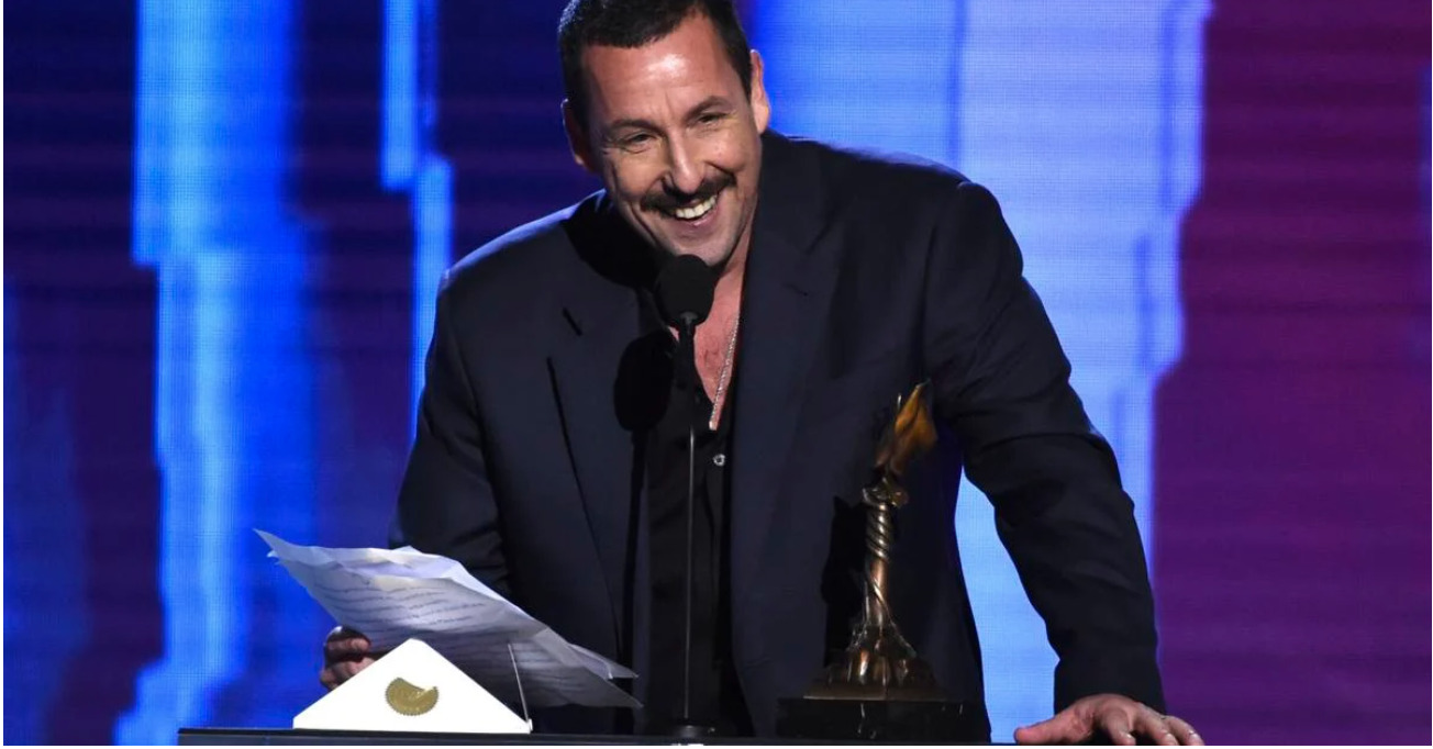 Adam Sandler wins the Mark Twain Prize for American Humor, receives appreciation from his comic peers