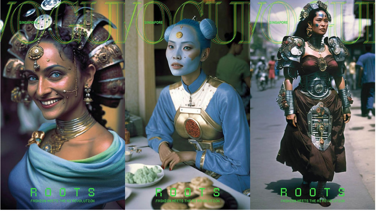 AI to replace models? Vouge Singapore uses AI models for its cover