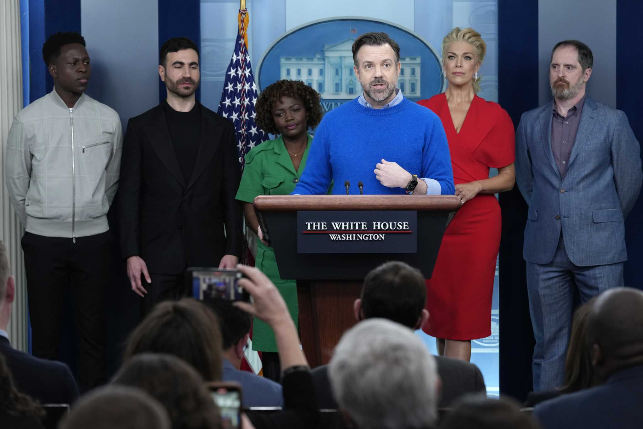 ‘Ted Lasso’ promotes mental health care during White House visit