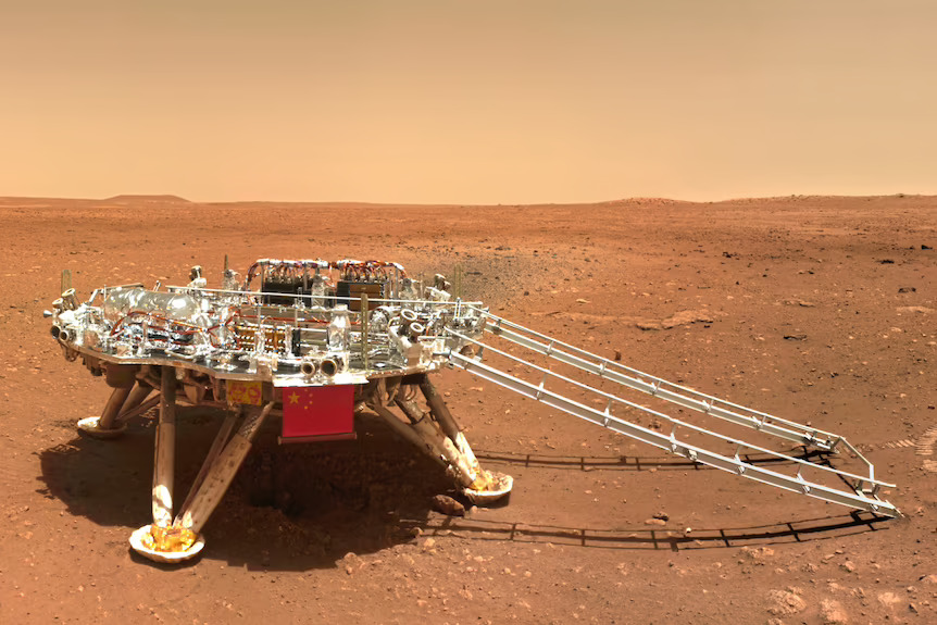 China’s Mars rover discovers evidence of recent water activity