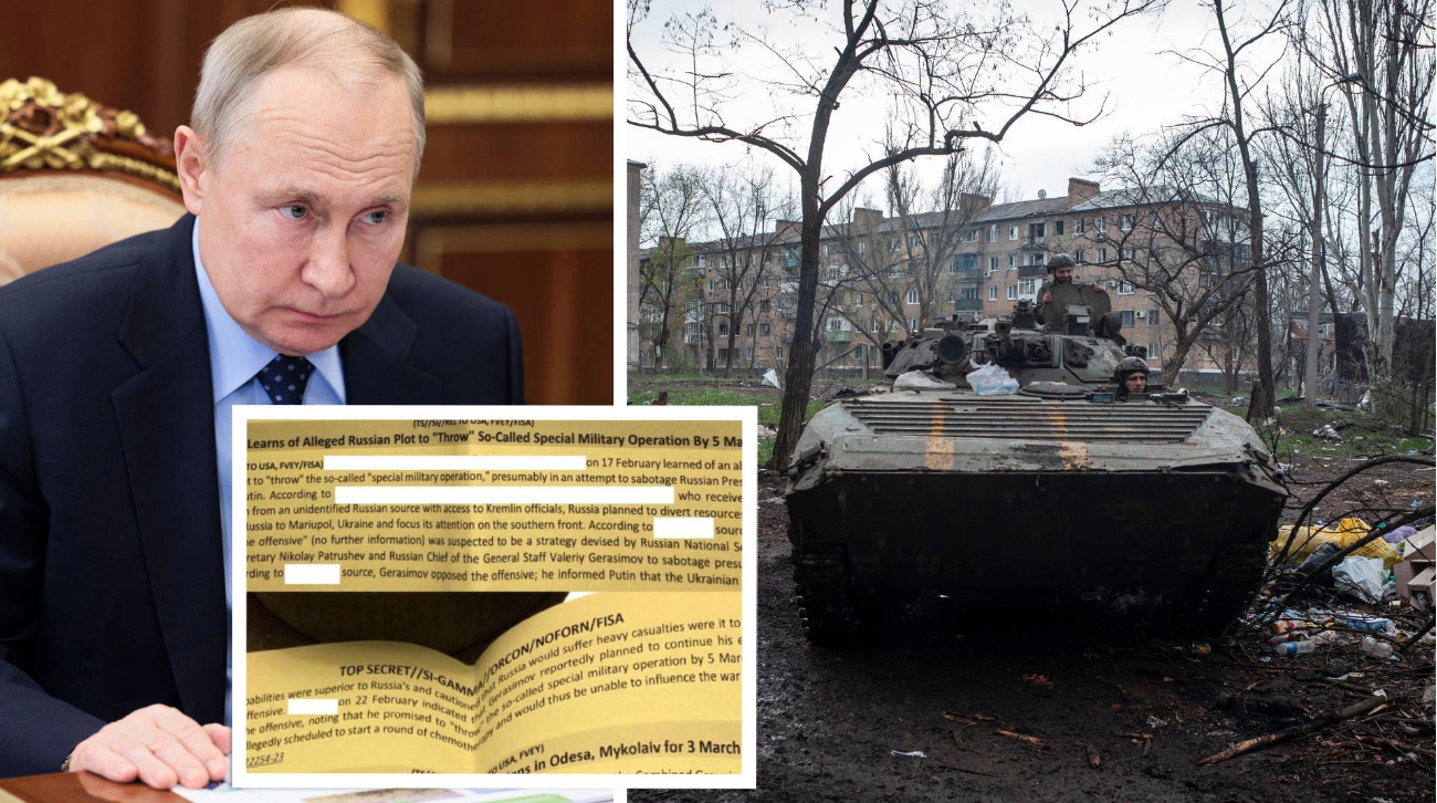 Putin is undergoing chemotherapy: Leaked Pentagon files