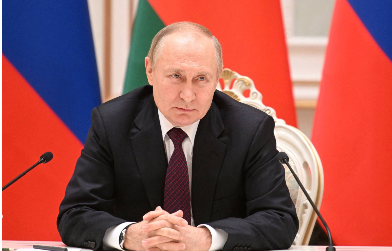 Vladimir Putin meets Russian troops in ‘annexed’ Ukrainian territory