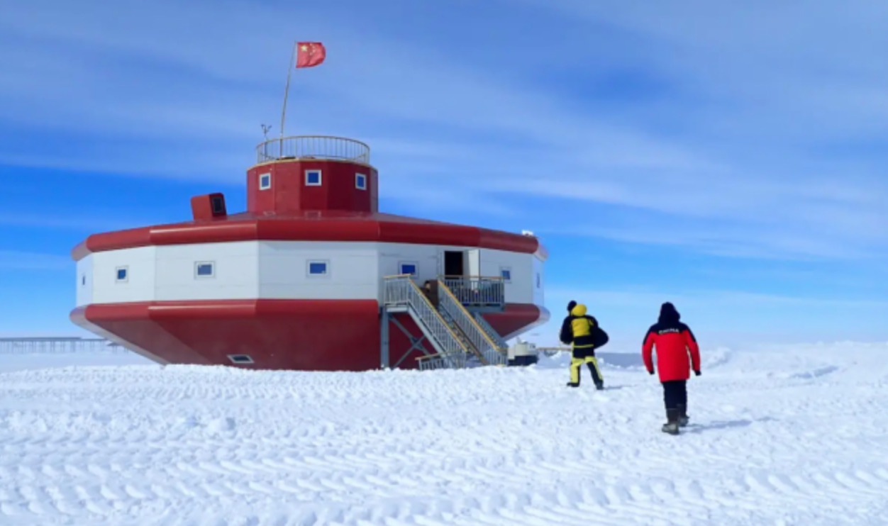 China increasing construction on the new Antarctic station shows satellite images