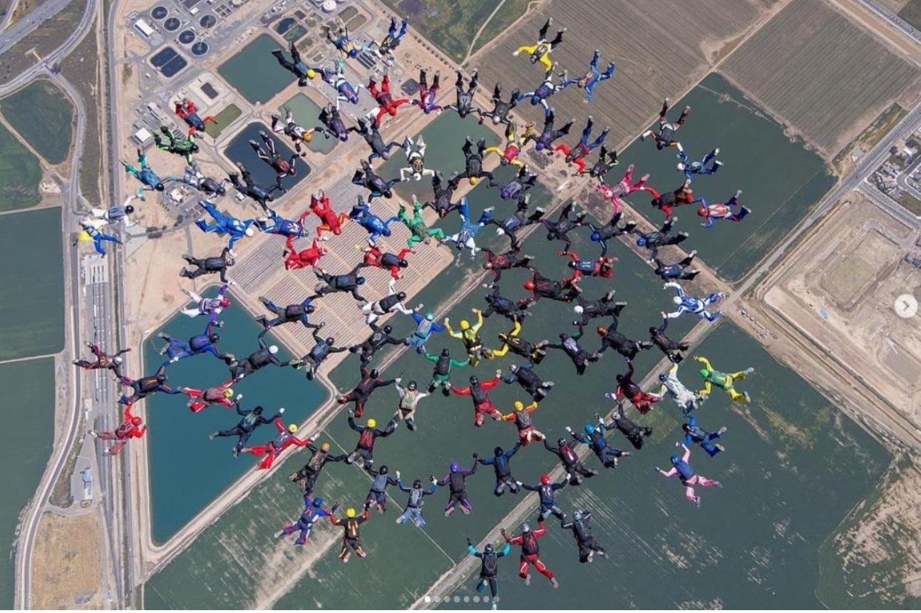 California: 101 elderly skydivers break world records and stereotypes