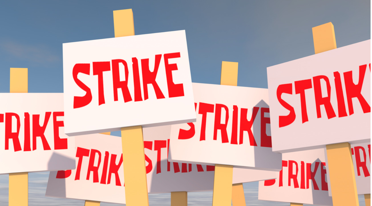 Hollywood writers, slamming ‘gig economy,’ go on strike