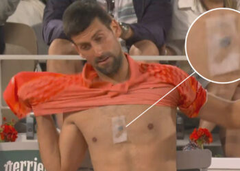 Novak Djokovic wears Iron Man-style chip on chest, calls it ‘biggest secret of his career’