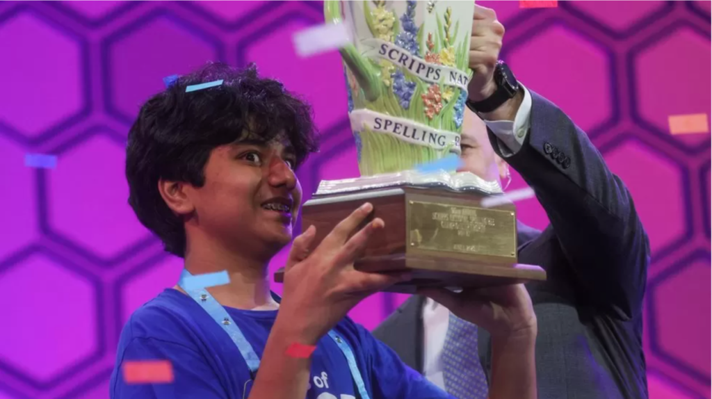 Indian-origin Florida teenager Dev Shah wins US spelling bee, gets ,000