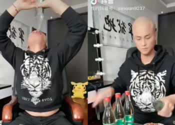 ‘Brother Huang’, a Chinese influencer dies after he live-streams drinking binge