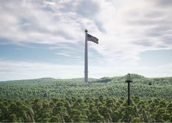 Plans for the tallest flagpole in the world divides Maine town