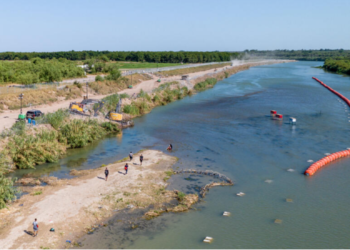 US government sues Texas over anti-migrant floating river buoys