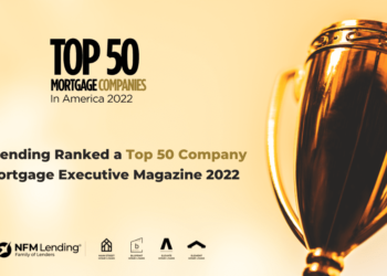 NFM Lending Ranked the 20th Largest Home Lender by Mortgage Executive Magazine for 2022