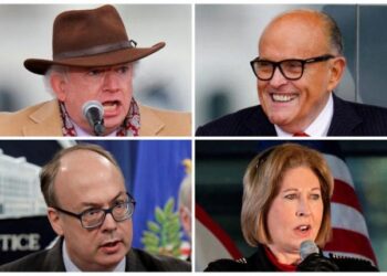 Who are the key Trump associates and advisors indicted in the Georgia election scheme?