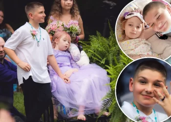 10-year-old cancer patient marries her childhood sweetheart days before dying of leukemia