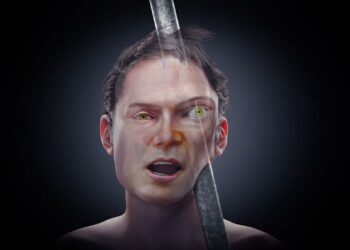 Scientists reconstruct the face of a man whose skull was pierced by an iron rod