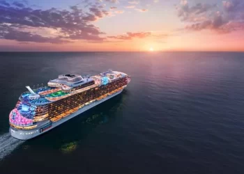 World’s largest cruise ship sets sail, raises emission concerns