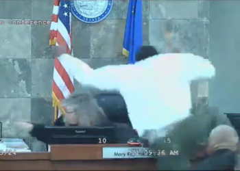 Who is Mary Kay Holthus, the Clark County judge attacked in courtroom by man denied probation?