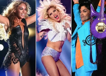 Which halftime show during the Super Bowl had the most views? Listing the top five performances ever