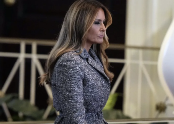 Why was Melania Trump not present at Donald Trump’s Super Tuesday victory party?