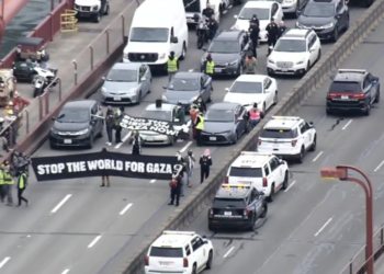Pro-Palestinian protesters shut down Golden Gate Bridge