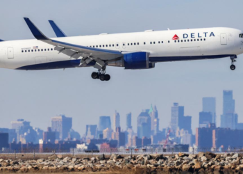 Delta Airlines Boeing plane’s emergency exit slide detaches mid-air