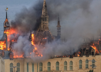 Iconic Ukrainian “Harry Potter Castle” struck by Russian missile