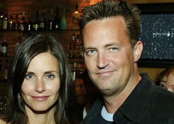 Courteney Cox believes late ‘Friends’ co-star Matthew Perry still visits her