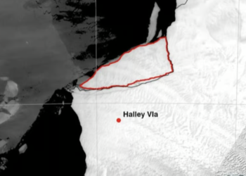 Massive iceberg breaks off Antarctica’s brunt ice shelf, third major calving in four years