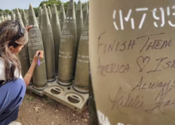 Nikki Haley criticized for writing ‘Finish Them’ on Israeli shell