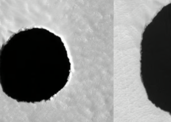 Mysterious hole on the surface of Mars baffles scientists