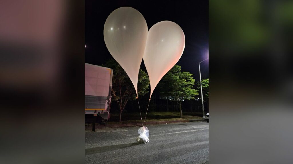 North korea ballon