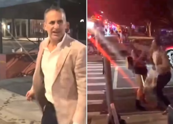 Watch: Millionaire banker punches woman in the face in New York