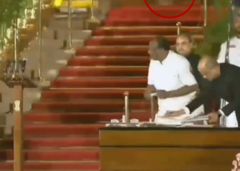 Watch viral video: Mysterious animal spotted at Rashtrapati Bhavan during Modi cabinet oath-taking ceremony