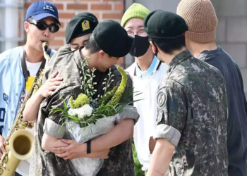 BTS’ Jin Completes Military Service, Welcomed Back by Bandmates